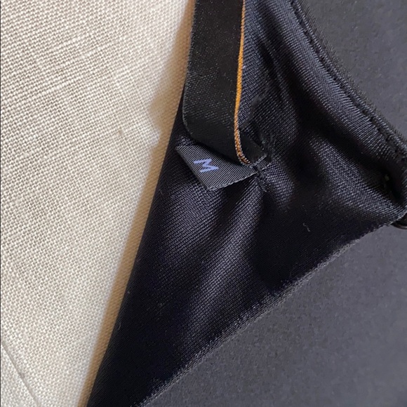 Black and Gold Folded Dress - Picture 6 of 8